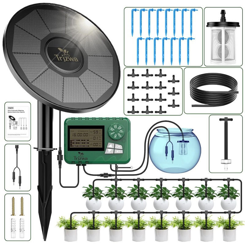 Plant Sensor - 태양 관개 장비 자동 타이머가 있는