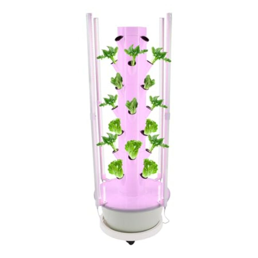Hydroponic Tower - 실내/실외 정원 농장 및 학교용 수경재배