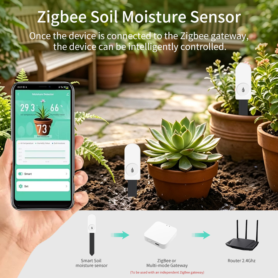 스마트 지그비 3.0 토양 테스터 식물 정원용 습도 온 - Plant Monitor 리뷰 및 가격