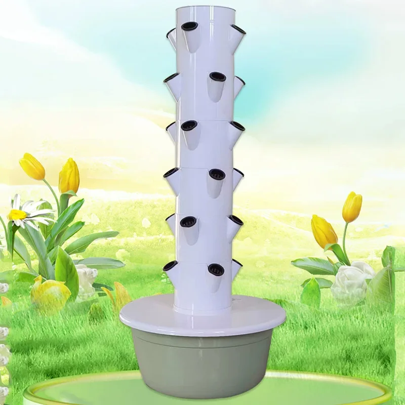 9단계 수경 재배 키트 시스템, 발코니용 재배 선반,  - Hydroponic Tower 리뷰 및 가격