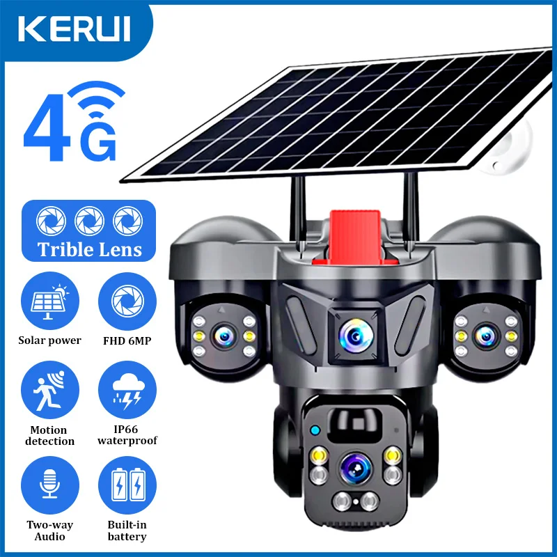 KERUI V380 Pro 야외 PTZ 6MP WIFI - Garden Camera 리뷰 및 가격