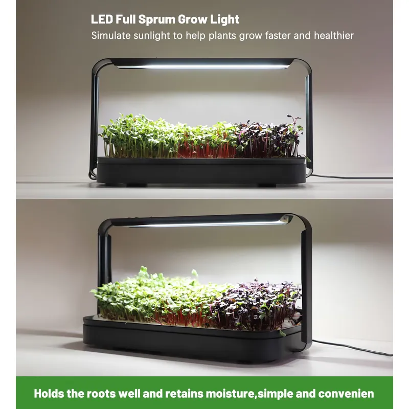 수경재배 트레이 실내 마이크로그린 씨앗 새싹 재배 시스 - Indoor Garden Kit 리뷰 및 가격