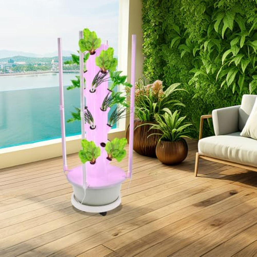 실내/실외 정원 농장 및 학교용 수경재배 타워: LED - Hydroponic Tower 리뷰 및 가격